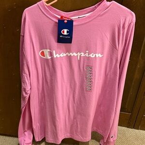 Champion Pink Long Sleeve Tee